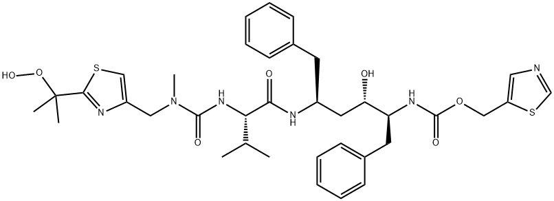 利托那韦EP杂质G 结构式