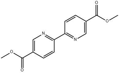 2,2<i></i>'-联吡啶-5,5‘-二甲酸二甲酯 结构式