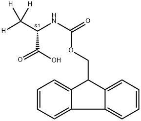 FMOC-ALA-OH-3,3,3-D3 结构式