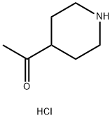 1-(4-哌啶基)乙酮盐酸盐 结构式