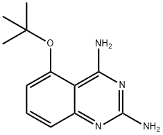 5-叔丁氧基-2,4-二氨基喹唑啉 結(jié)構(gòu)式