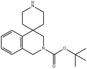 1H-螺[异喹啉- 4,4<i></i>' -哌啶] -2(3H)- 甲酸叔丁酯 结构式