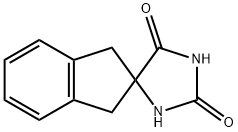 1<i></i>',3<i></i>'-二氢螺[咪唑烷-4,2<i></i>'-茚]-2,5-二酮 结构式