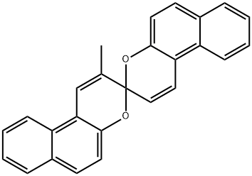 2-甲基-3,3<i></i>'-螺双[苯并[F]苯并吡喃] 结构式