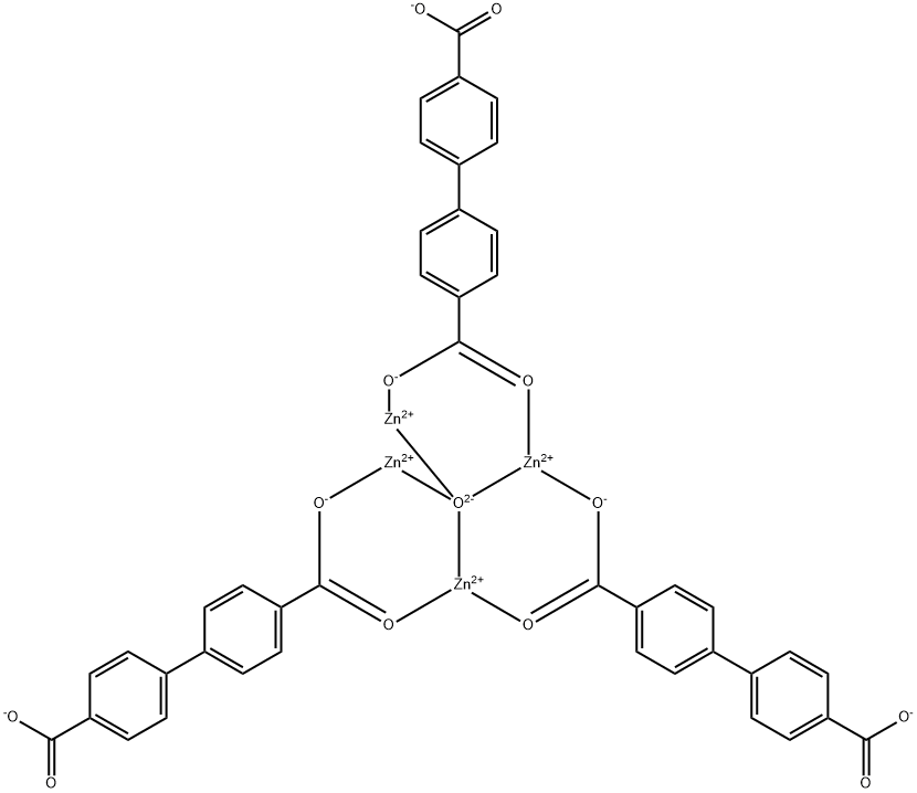 IRMOF-9金属有机骨架 结构式