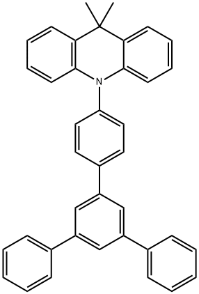 ACRIDINE, 9,10-DIHYDRO-9,9-DIMETHYL-10-(5<i></i>'-PHENYL[1,1<i></i>':3<i></i>',1<i></i>'<i></i>'-TERPHENYL]-4-YL)- 结构式