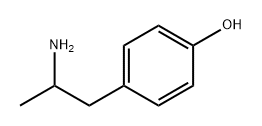 4-(2-氨基丙基)苯酚, 103-86-6, 结构式