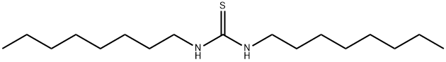 1,3-DIOCTYL-2-THIOUREA, 109-40-0, 结构式