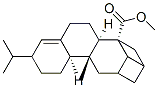 1,2,3,4,4A,4B,5,6,7,9,10,10A-十二氢-1,4A-二甲基-7-(1-甲乙基)-1,2,3-1-菲甲酸-(1R-(1Α,4AΒ,4BΑ,10AΑ))-1,2,3-丙三酯, 125-93-9, 结构式