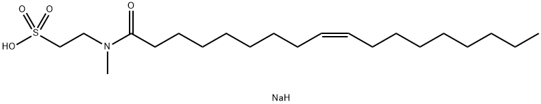 N-油酰基-N-甲基牛磺酸钠, 137-20-2, 结构式