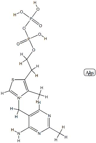 维生素B1, 154-87-0, 结构式