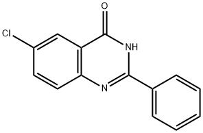 6-氯-2-苯基喹唑啉-4(3H)-酮, 1026-12-6, 结构式