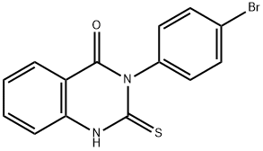 3-(4-溴苯基)-2-亚磺基-1,2,3,4-四氢喹唑啉-4-酮, 1028-39-3, 结构式