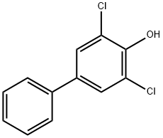 4-羟基-3,5-二氯联苯醚, 1137-59-3, 结构式