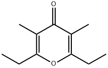 吡喃-4-酮,2,6-二乙基-3,5-二甲基-, 1202-10-4, 结构式