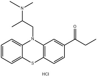 PROPIO<i></i>NYLPROMAZINE HYDROCHLORIDE VETRAN&, 1240-15-9, 结构式
