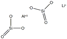 ALUMINIUM LITHIUM OXOSILANEDIOLATE (1:1:2), 1302-37-0, 结构式
