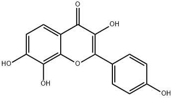 3,7,8-三羟基-2-(4-羟基苯基)-4H-1-苯并吡喃-4-酮, 1429-28-3, 结构式