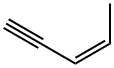 CIS-3-PENTEN-1-YNE, 1574-40-9, 结构式