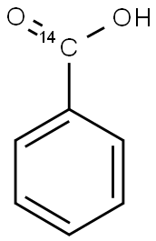苯甲酸-羧基-14C, 1589-66-8, 结构式