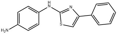 2-(对氨基苯胺)-4-苯基噻唑, 1619-40-5, 结构式