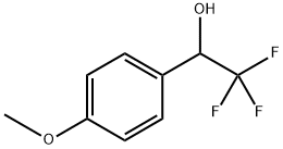 2,2,2-三氟-1-(4-甲氧基苯基)乙醇, 1737-27-5, 结构式