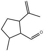 2-甲基-5-(1-甲基乙烯基)环戊烷甲醛, 1753-98-6, 结构式