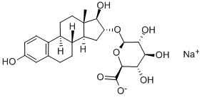 1,3,5[10]-ESTRATRIENE-3,16ALPHA,17BETA-TRIOL 16-GLUCURO<i></i>NIDE SODIUM SALT, 1852-44-4, 结构式