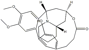 十齿草次碱, 10183-64-9, 结构式