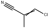 (E)-3-氯-2-甲基丙-2-烯腈, 10329-37-0, 结构式