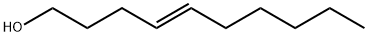4-癸烯基-1-醇,(E)-, 10339-62-5, 结构式