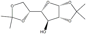 (3AR,5R,6S,6AR)-5-((R)-2,2-二甲基-1,3-二氧戊环-4-基)-2,2-二甲基四氢呋喃[2,3-D][1,3]二氧杂环-6-醇, 10368-86-2, 结构式