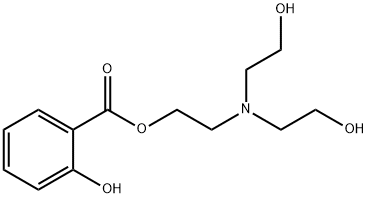 2-羟基-苯甲酸2-[二(2-羟基乙基)氨基]乙基酯, 10377-95-4, 结构式