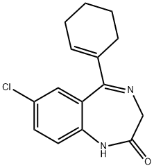 诺替西泮, 10379-11-0, 结构式