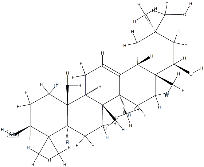 相思子皂醇D, 10379-65-4, 结构式