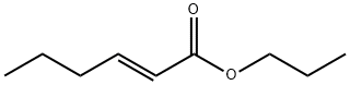 (E)-己-2-烯酸丙基酯, 10380-79-7, 结构式