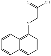 2-(萘-1-基硫烷基)乙酸, 10404-24-7, 结构式