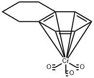 1,2,3,4-四氢萘三羰基铬, 12154-63-1, 结构式