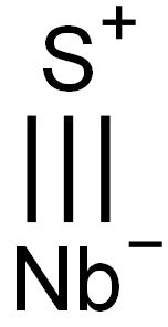 硫化铌, 12164-38-4, 结构式