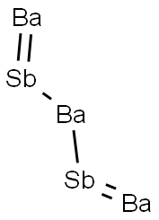 二锑化三钡, 12345-15-2, 结构式