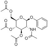 苯基-2-乙酰氨基,3,4,6-O-三乙酰基-2-脱氧-BETA-D-吡喃葡萄糖苷, 13089-21-9, 结构式