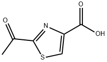 2-乙酰基噻唑-4-甲酸, 13139-47-4, 结构式