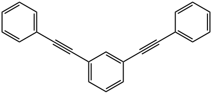 1,3-双(苯乙炔基)苯, 13141-36-1, 结构式