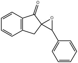 2,3-二氢-2-苯基-3-螺环氧-1H-茚酮, 13148-14-6, 结构式