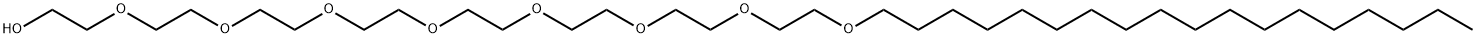 聚辛乙二醇单十八醚, 13149-87-6, 结构式