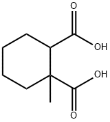 1-甲基环己烷-1,2-二甲酸, 13185-53-0, 结构式
