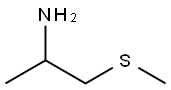 1-(甲基硫烷基)丙-2-胺, 13296-25-8, 结构式
