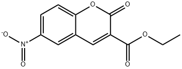 6-硝基香豆素3-甲酸乙酯, 13373-28-9, 结构式