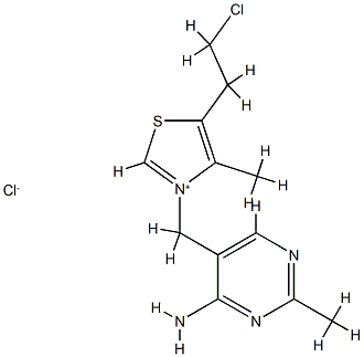 维生素B1杂质3, 13471-78-8, 结构式