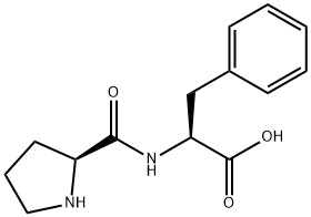 H-PRO-PHE-OH, 13589-02-1, 结构式